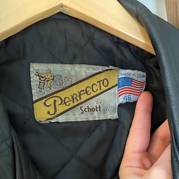 Vintage American Schott NYC Motorcycle Jacket - Picture 2 of 6